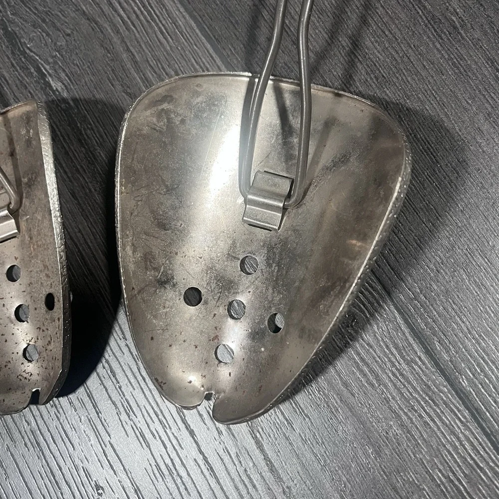 Vintage EKCO Made‎ In USA Pair of Hammered Metal Adjustable Shoe Tree Shaper